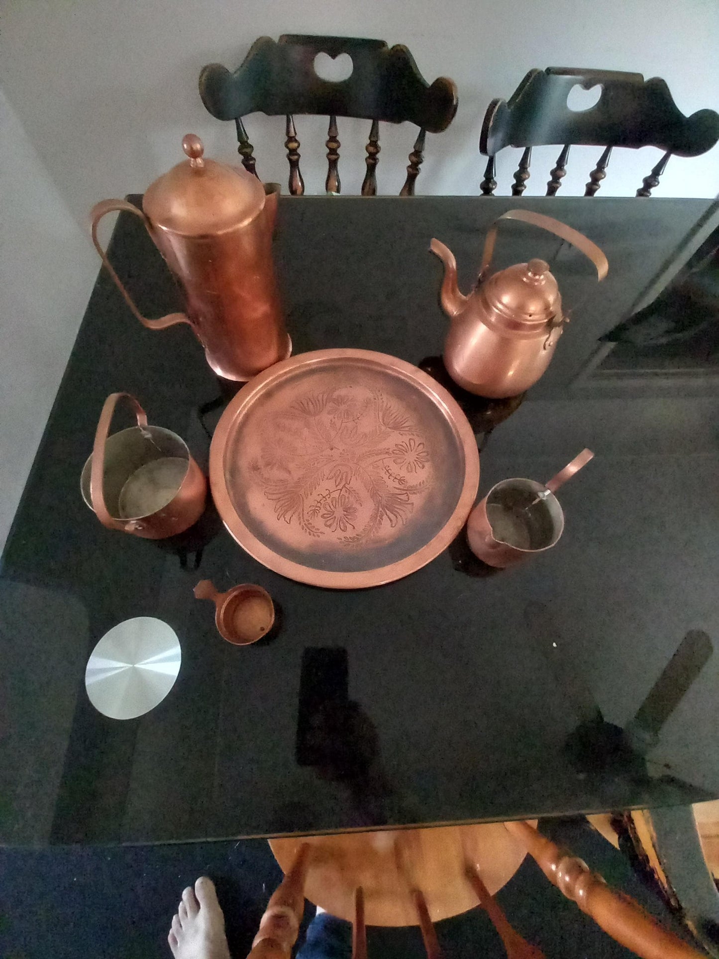 Antique iron set