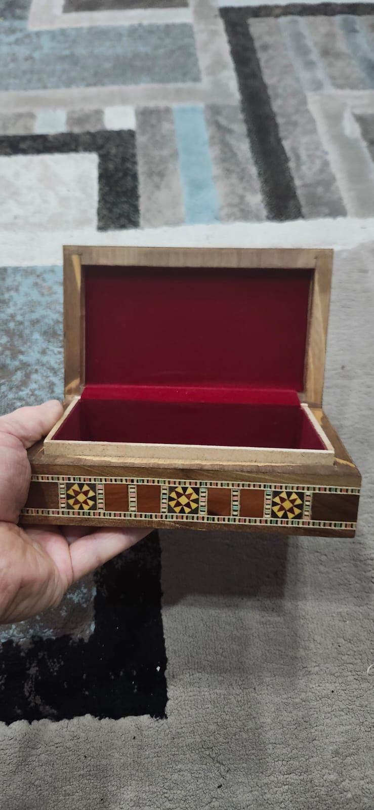 Mosaic box, original Syrian hand made jewelry box
