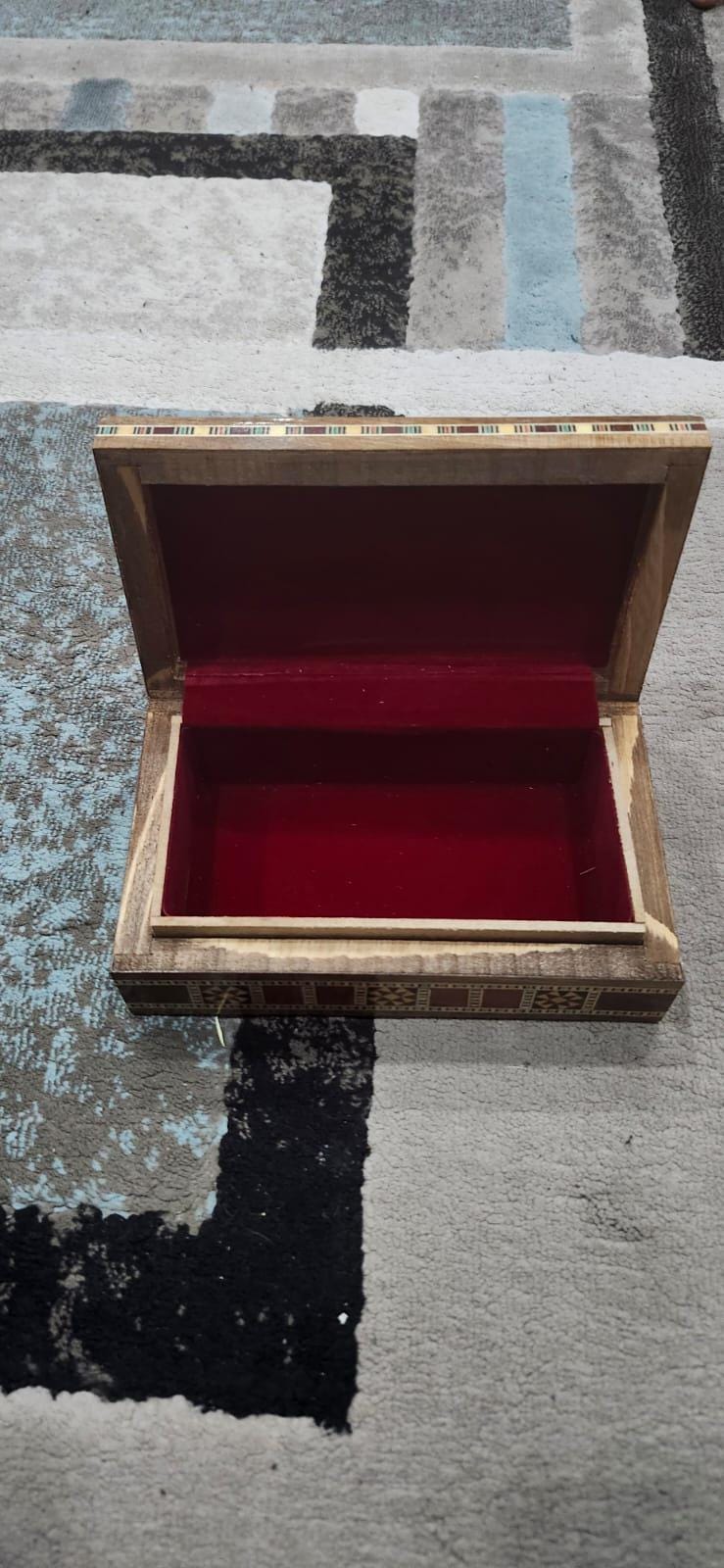 Mosaic box, original Syrian hand made jewelry box