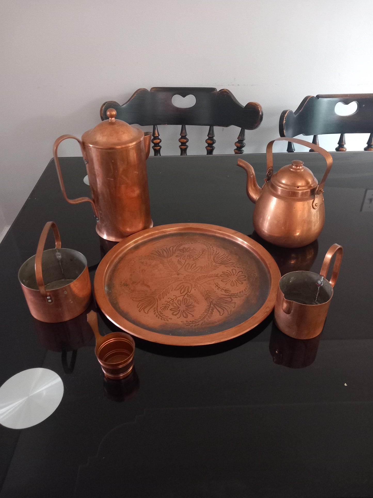 Antique iron set