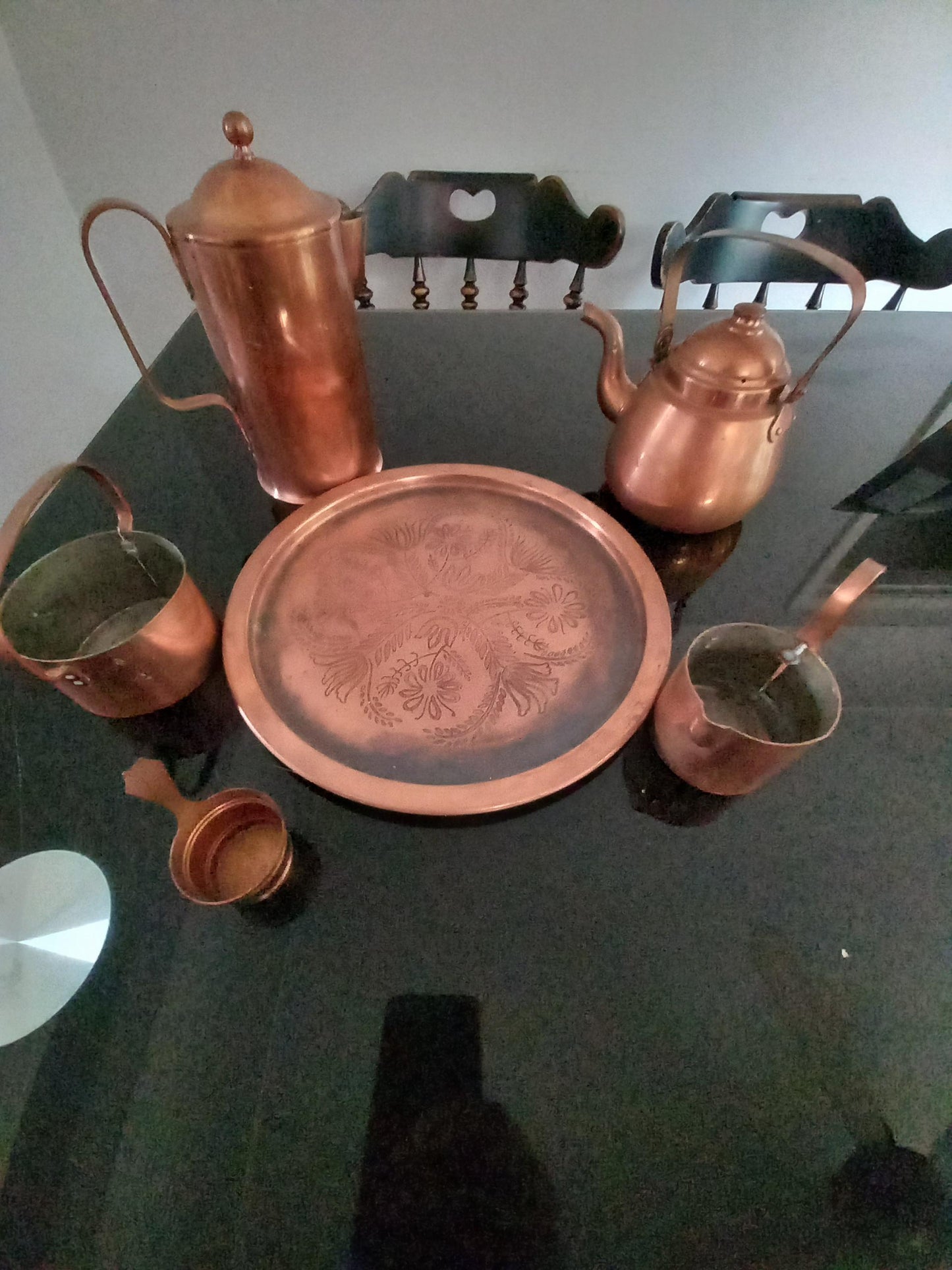 Antique iron set