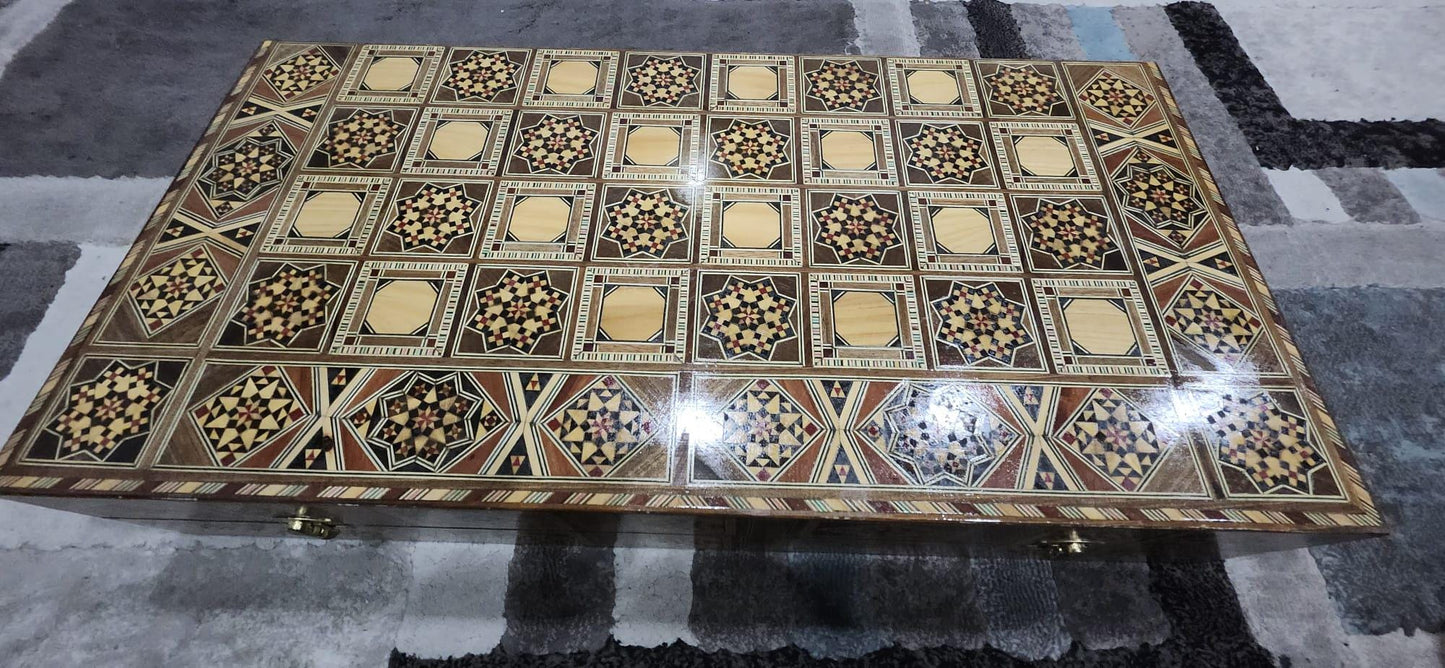 Original high quality Syrian Backgammon game