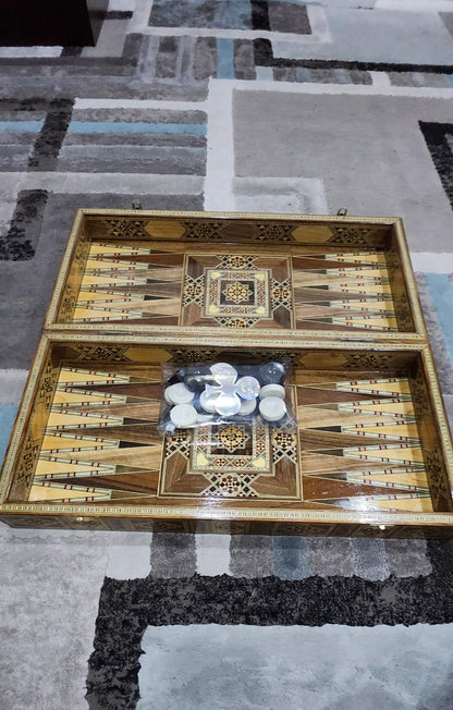 Original high quality Syrian Backgammon game