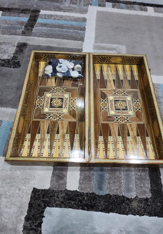 Original high quality Syrian Backgammon game