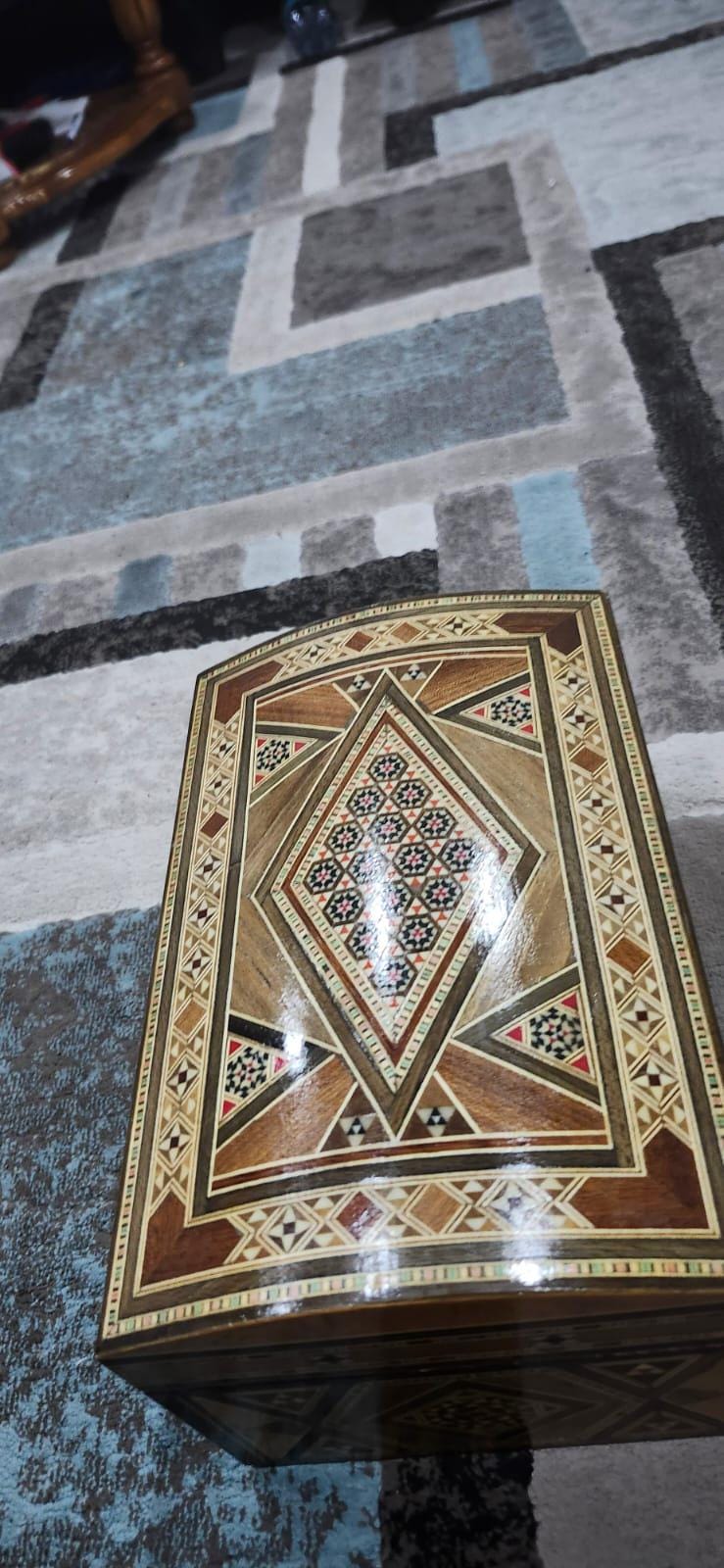 Original Syrian mosaic box
