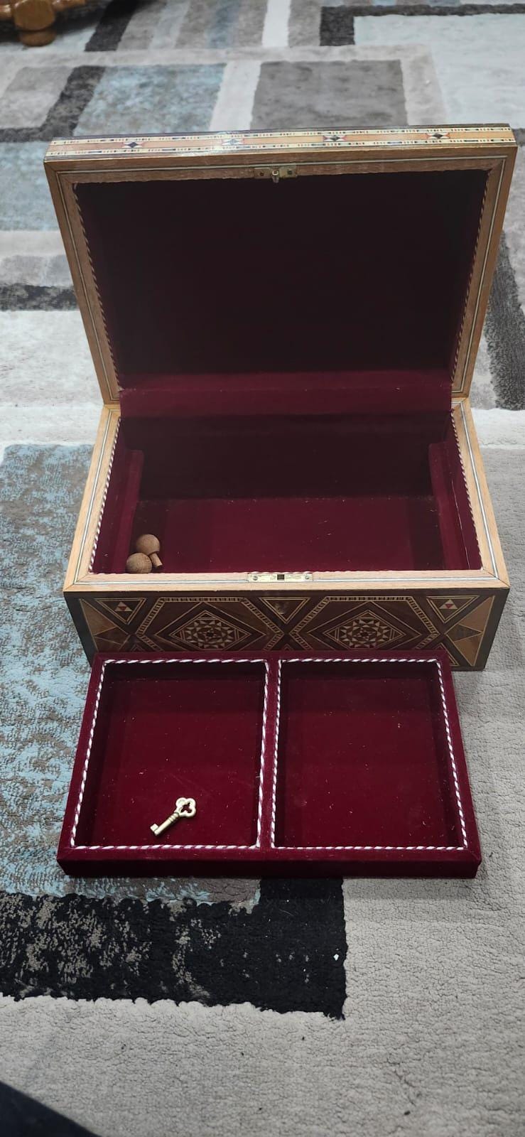 Original Syrian mosaic box